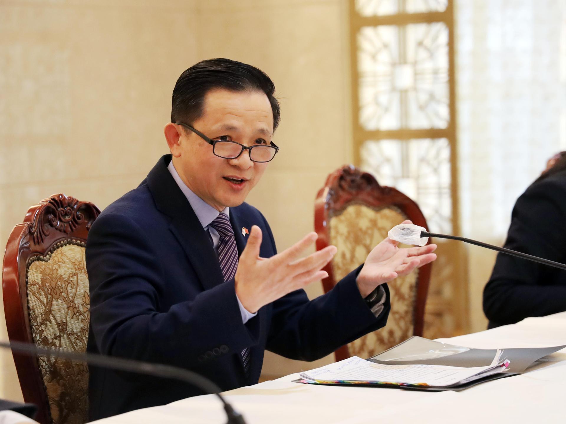 Beijing envoy calls Korea 'key partner,' urges speed on upgraded trade pact 관련사진1