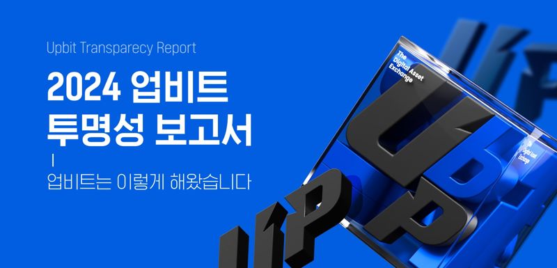`Upbit Transparecy Report` 2024 업비트 투명성 보고서 `업비트는 이렇게 해왔습니다.`