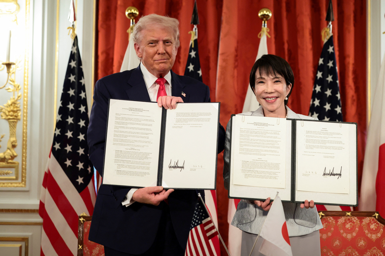 “가장 강력한 수준의 동맹” “새로운 황금시대”...미·일, 정상회담서 ‘동맹 강조’ 밀착