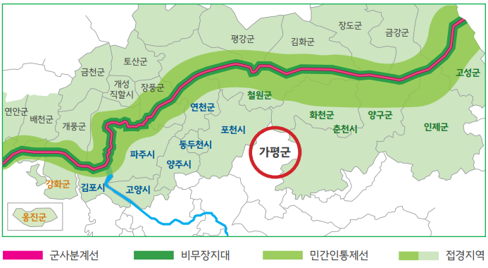 경기도 가평군, 접경지역 추가 지정...경기북부대개조 프로젝트 가속화 기대